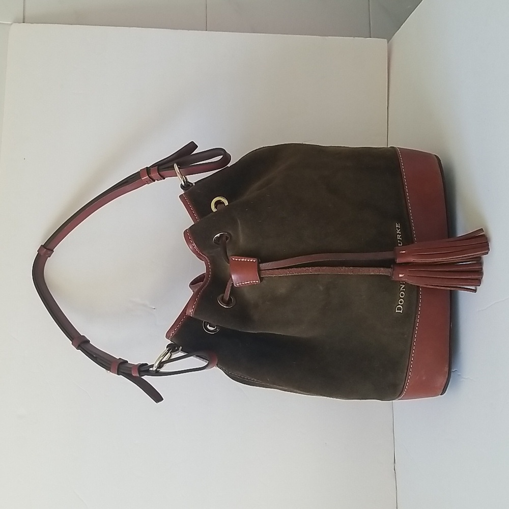 DOONEY &Bourke Suede Drawstring Bag. SOLD OUT !!! - Picture 6 of 16